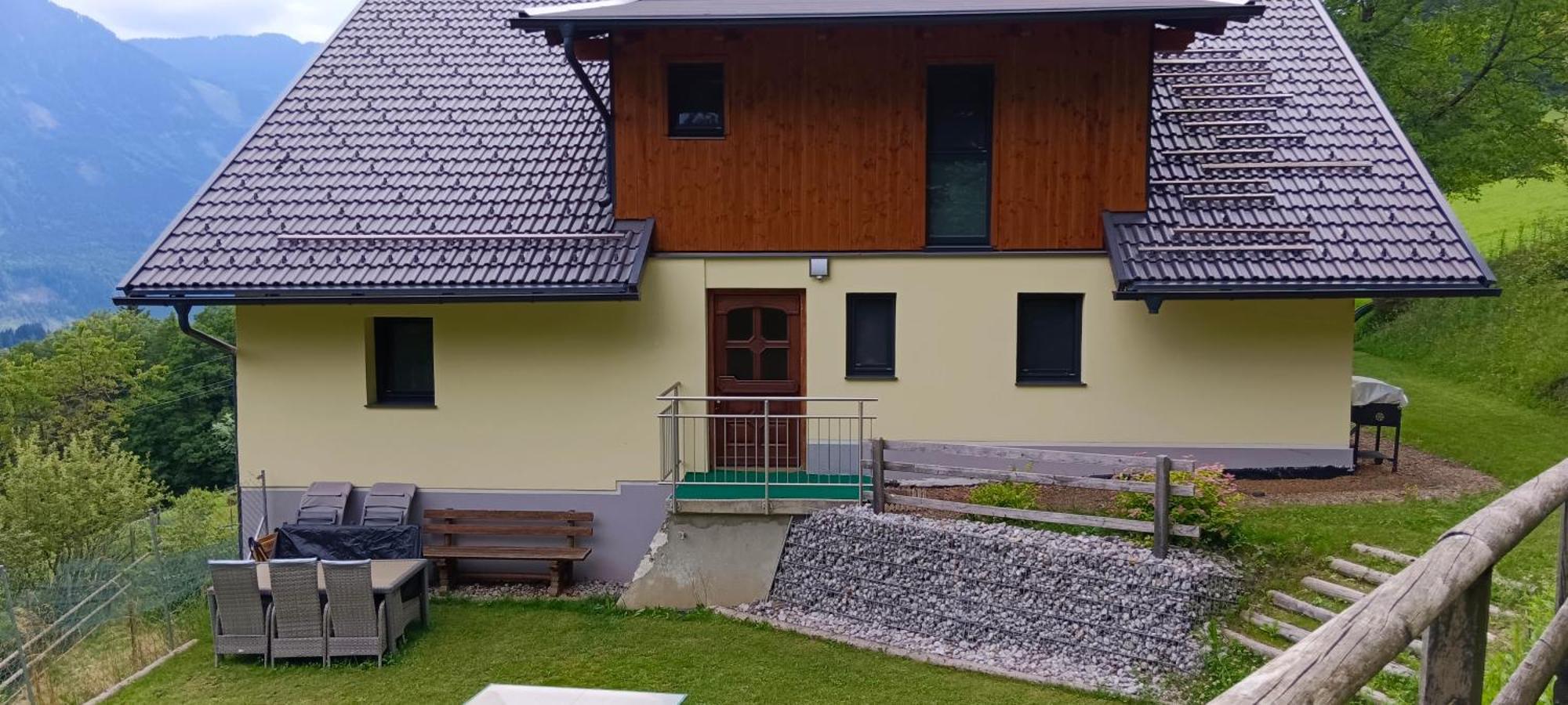 Ferienwohnung Haus Tonelehof Dellach im Drautal Exterior foto