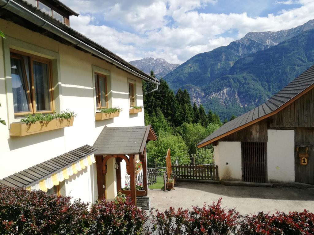 Ferienwohnung Haus Tonelehof Dellach im Drautal Exterior foto