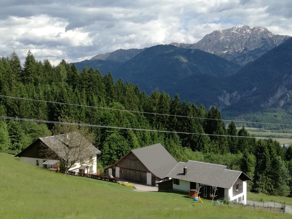 Ferienwohnung Haus Tonelehof Dellach im Drautal Exterior foto