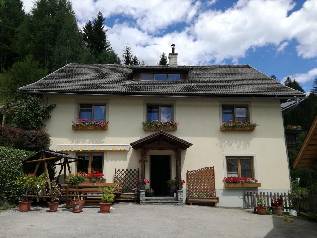 Ferienwohnung Haus Tonelehof Dellach im Drautal Exterior foto